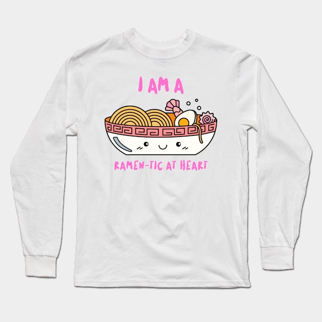 Cute Ramen Long Sleeve T-Shirt by Oniichandesigns